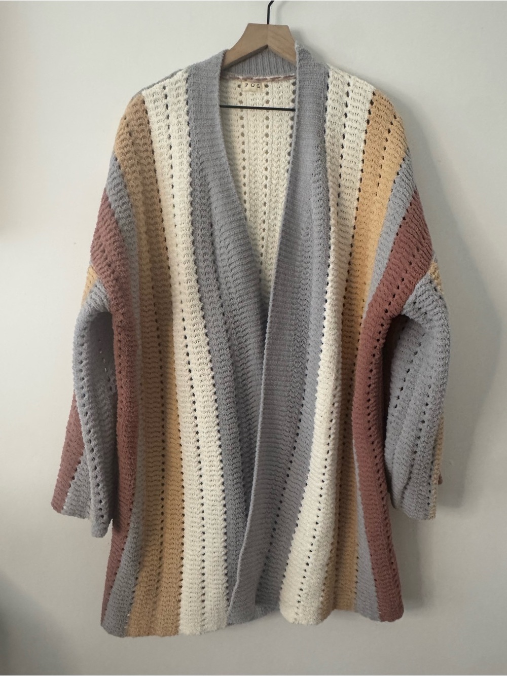 POL Crochet Cottagecore Cardigan Sweater - One Size